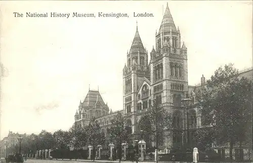 London National History Museum Kensington Kat. City of London