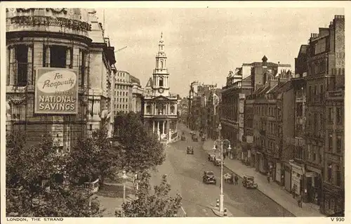 London The Strand Kat. City of London