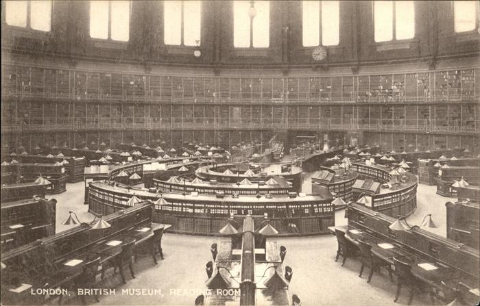 London British Museum Reading Room Kat City Of London