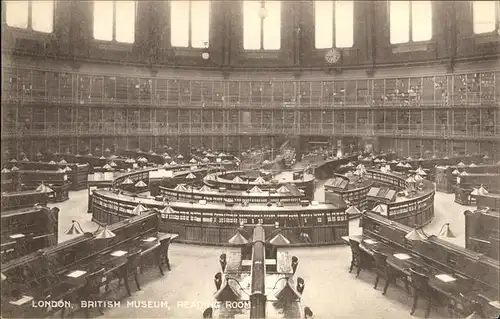 London British Museum Reading Room Kat. City of London