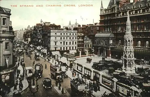 London The Strand and Charing Cross Kat. City of London