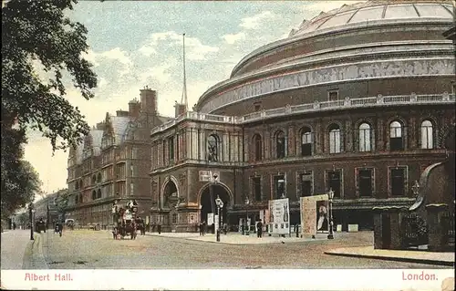 London Albert Hall Kat. City of London