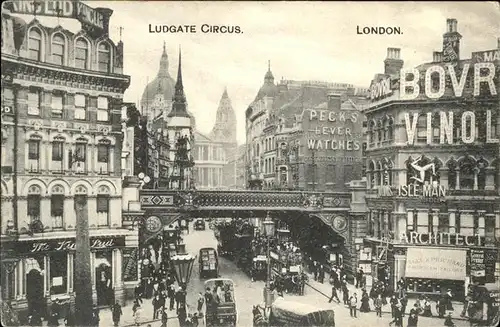 London Ludgate Circus Kat. City of London