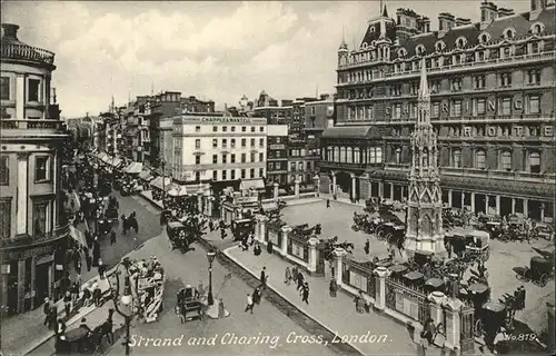 London Strand Charing Cross Kat. City of London