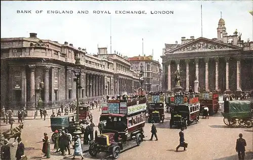 London Bank of England Royal Exchange Kat. City of London