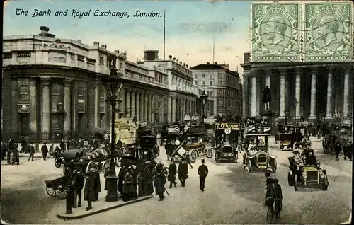 London The Bank Royal Exchange Kat. City of London