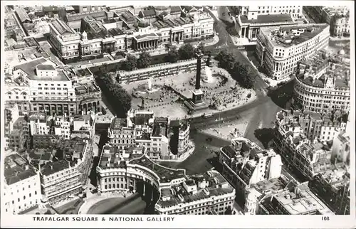 London Trafalgar Square National Gallery Kat. City of London