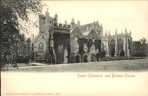 London Exeter Cathedral Bishops Palace Kat. City of London