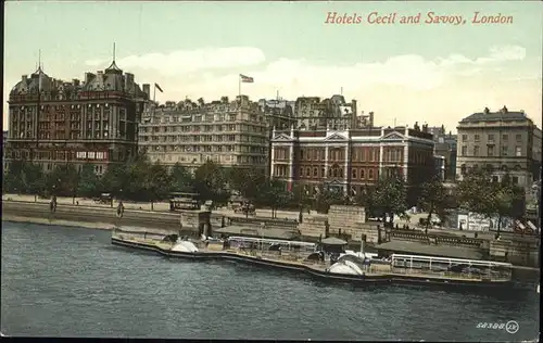 London Hotels Cecil and Savoy Kat. City of London