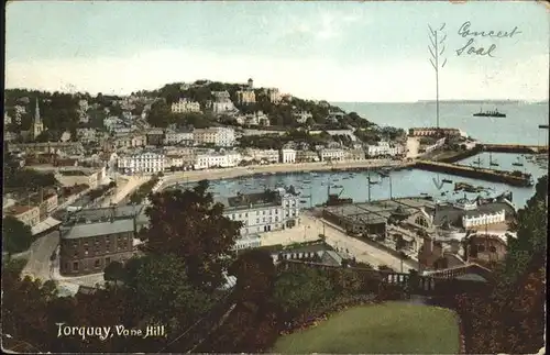 Torquay Torbay Vane Hill Kat. Torbay