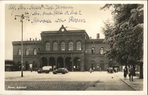 Posen Poznan Posen Bahnhof x / Poznan /