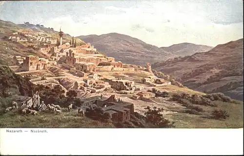 Nazareth Israel Nazareth Kuenstler F. Perlberg * / Nazareth Illit /