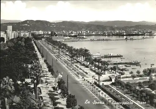 La Spezia Passeggiata Mare Schiff *