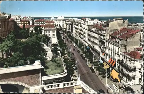 Alger Algerien Les Facultes La rue Michelet et la Poste / Algier Algerien /