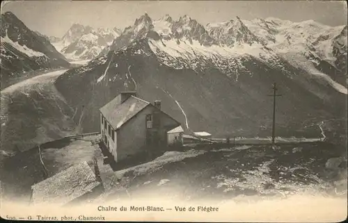 Mont-Blanc Chaine Vue de Flegere  / Italien /