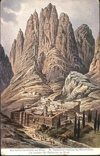 Mount Sinai St Catherine Cloister Kuenstler F Perlberg / Mount Sinai /