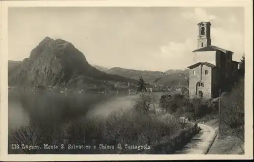 Lugano TI Monte S. Salvatore Chiesa di Castagnola / Lugano /Bz. Lugano City