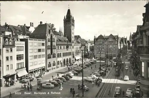 Basel BS Marktplatz Rathaus  / Basel /Bz. Basel Stadt City