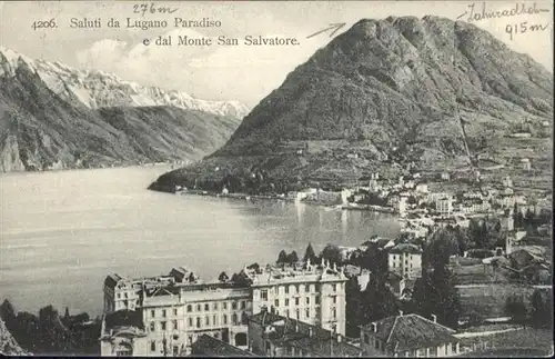 Lugano TI Monte San Salvatore / Lugano /Bz. Lugano City