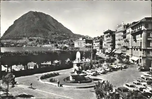 Lugano TI Fontana Bossi Monte San Salvatore / Lugano /Bz. Lugano City