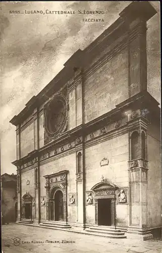 Lugano TI Cattedrale S Lorenzo / Lugano /Bz. Lugano City