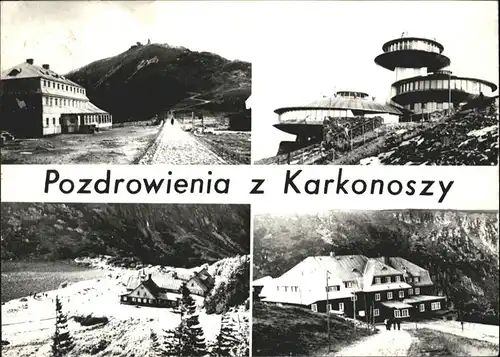 Pozdrowienia Karkonoszy / Polen /