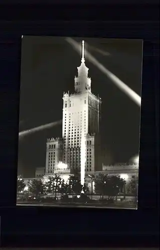 Warszawa Palast der Kultur  / Warschau Polen /