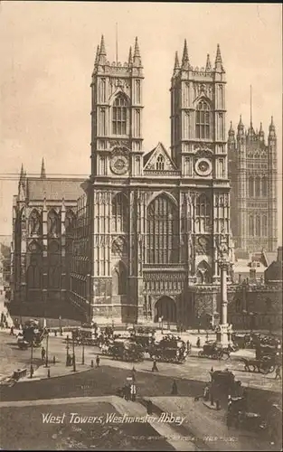 London West Towers Westminster Abbey Kutsche / City of London /Inner London - West