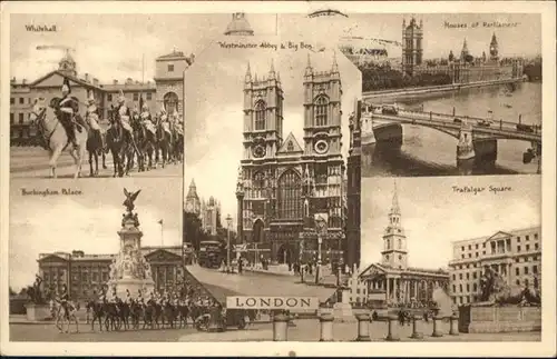 London Palace Pferd Westminter Abbey  Bruecke / City of London /Inner London - West