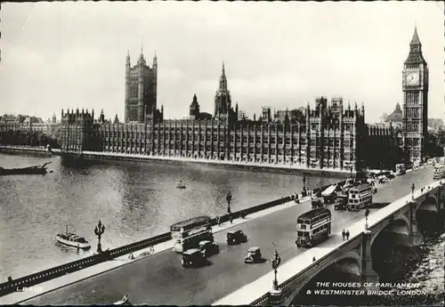 London Houses of Parliament Westminster Bridge  / City of London /Inner London - West