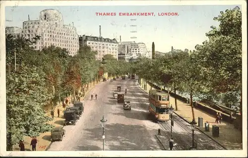 London Thames Embankment Strassenbahn / City of London /Inner London - West