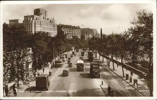 London Thames Embankment / City of London /Inner London - West