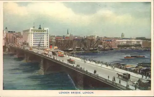 London Bridge Kutsche Schiff / City of London /Inner London - West