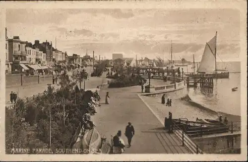 Southend-on-Sea Marine Parade Schiff / Southend-on-Sea /Southend-on-Sea