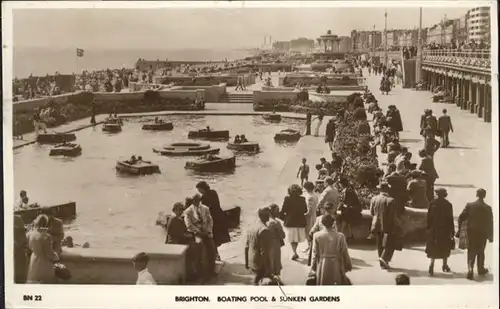 Brighton Hove Boating Pool Sunken Gardens / Brighton and Hove /Brighton and Hove