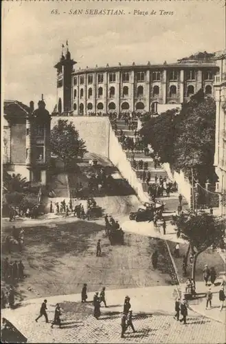 San Sebastian Guipuzcoa Plaza de Tours Kutsche  / Donostia-San Sebastian /Guipuzcoa