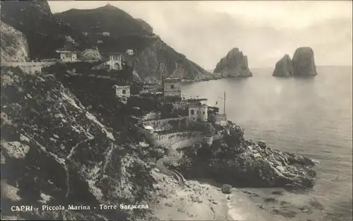 Capri Piccola Marina Torre Saracena / Italien /