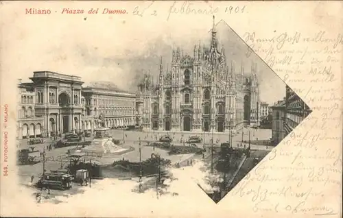 Milano Piazza del Duomo / Italien /