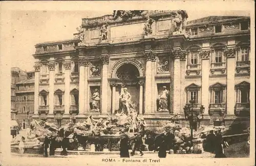 Rom Roma Fontana di Trevi /  /Rom