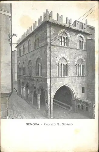 Genova Genua Liguria Palazzo S. Giorgio / Genova /