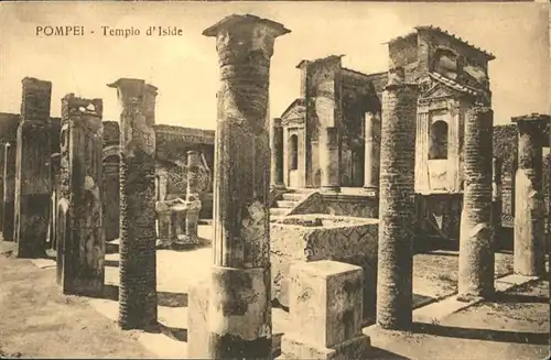 Pompei Temlio d`Iside /  /