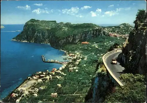 Capri Punta Tiberio della Strada die Anacapri / Italien /