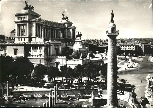 Rom Roma Altare della Parid e Colonna Traiana /  /Rom