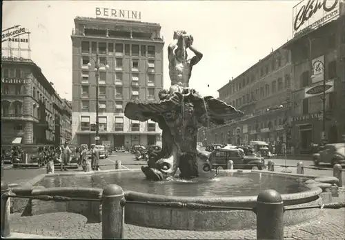 Rom Roma Piazza Barberini e Fontana del Bernini /  /Rom