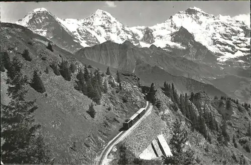 Schynige Platte Eiger Moench Jungfrau / Schynige Platte /Rg. Lauterbrunnen