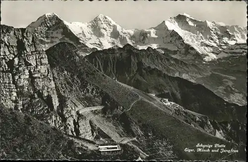 Schynige Platte Eiger Moench Jungfrau / Schynige Platte /Rg. Lauterbrunnen