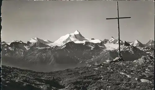 Gemmipass Wallis Weisshorn Rothorn Gabelhorn Matterhorn / Gemmipass /Rg. Leukerbad