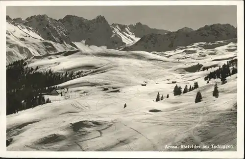 Arosa GR Skifelder Tschuggen / Arosa /Bz. Plessur