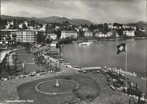 Lugano TI Quai Schiff  / Lugano /Bz. Lugano City