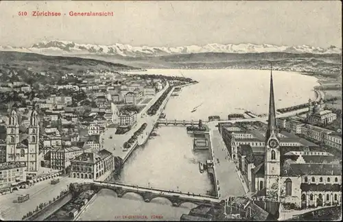 Zuerichsee Bruecke / Zuerich /Bz. Zuerich City